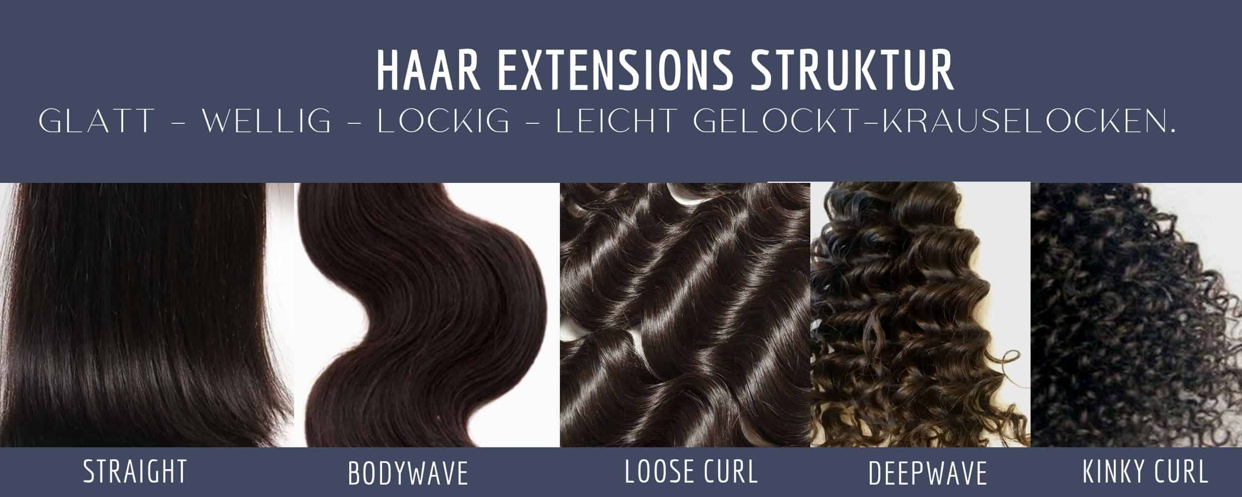 Hair extensions structures